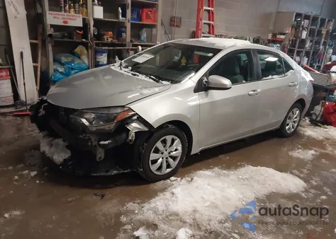 2016 Toyota Corolla Le from USA, damaged, VIN 5YFBURHE6GP433341